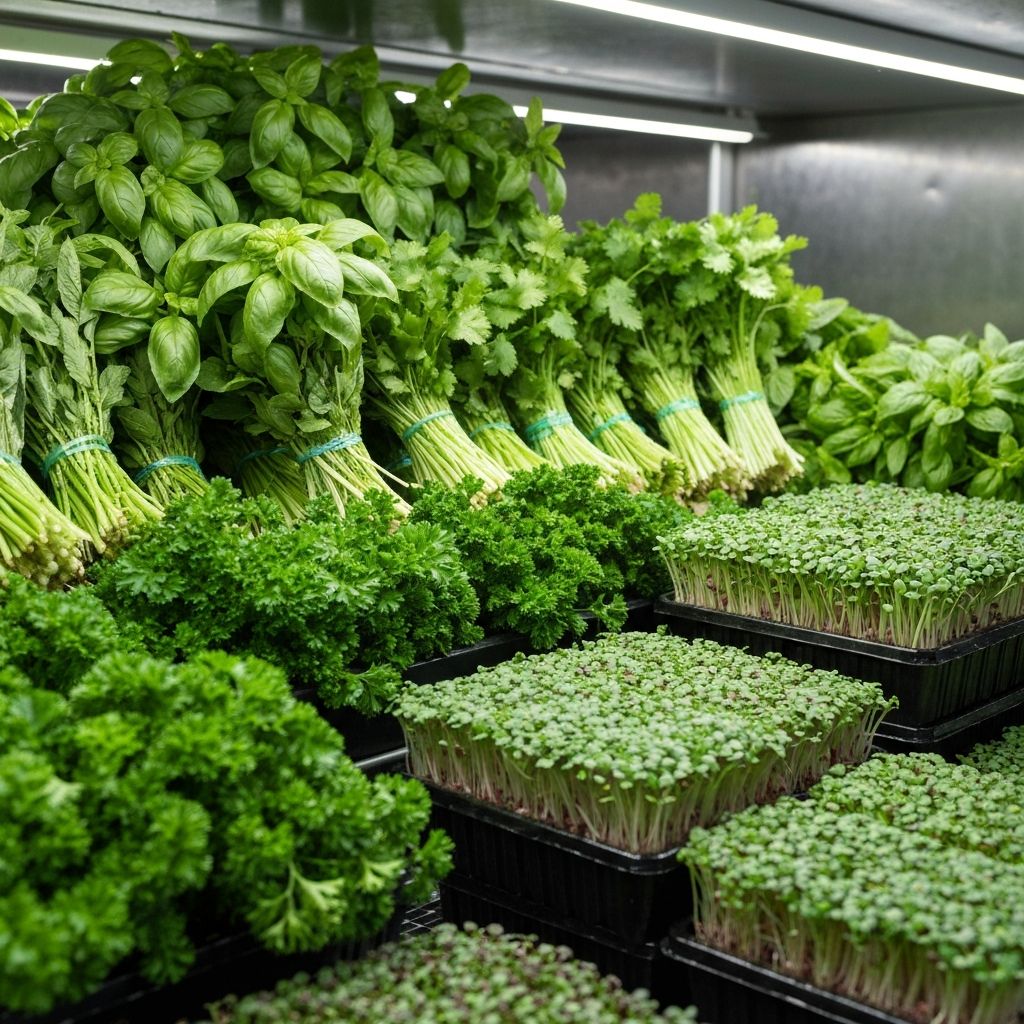 Fresh Herbs & Microgreens